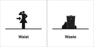 Waste vs Waist
